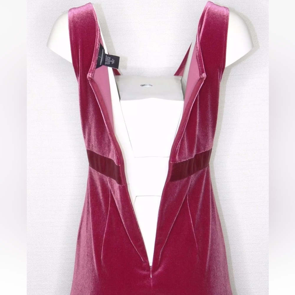 Moda International Small Ruby Red Soft Velour Dre… - image 6
